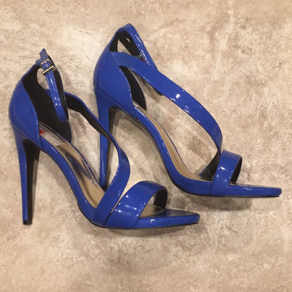 NWT, LFL Royal Blue dressy heels, size 8.5.